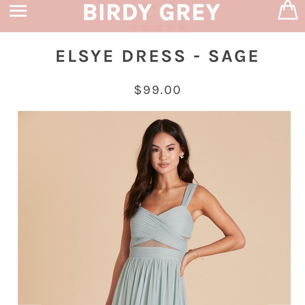 Birdy Grey Sage Elsye Bridesmaid Dress